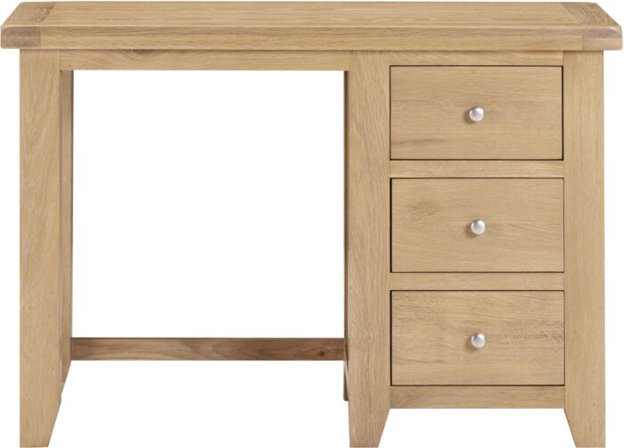 Order a natural oak dressing table set