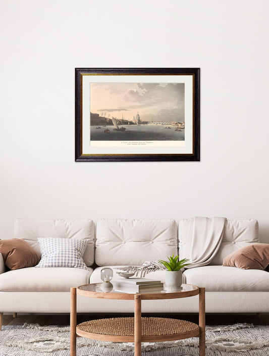 Order antique London Thames panoramic wall art Blythe Living
