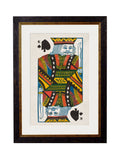 Order antique Victorian playing card wall art free UK delivery
