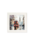 Order atmospheric London wall art featuring historic architecture