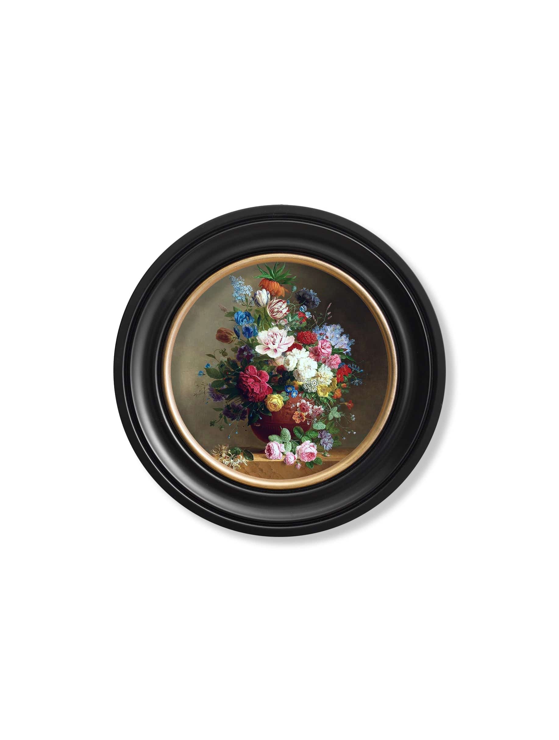 Order c.1812 Still Life of Flowers Round botanical print online

