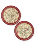 Order c.1820 Map of Constellations Round Frame Red free UK delivery
