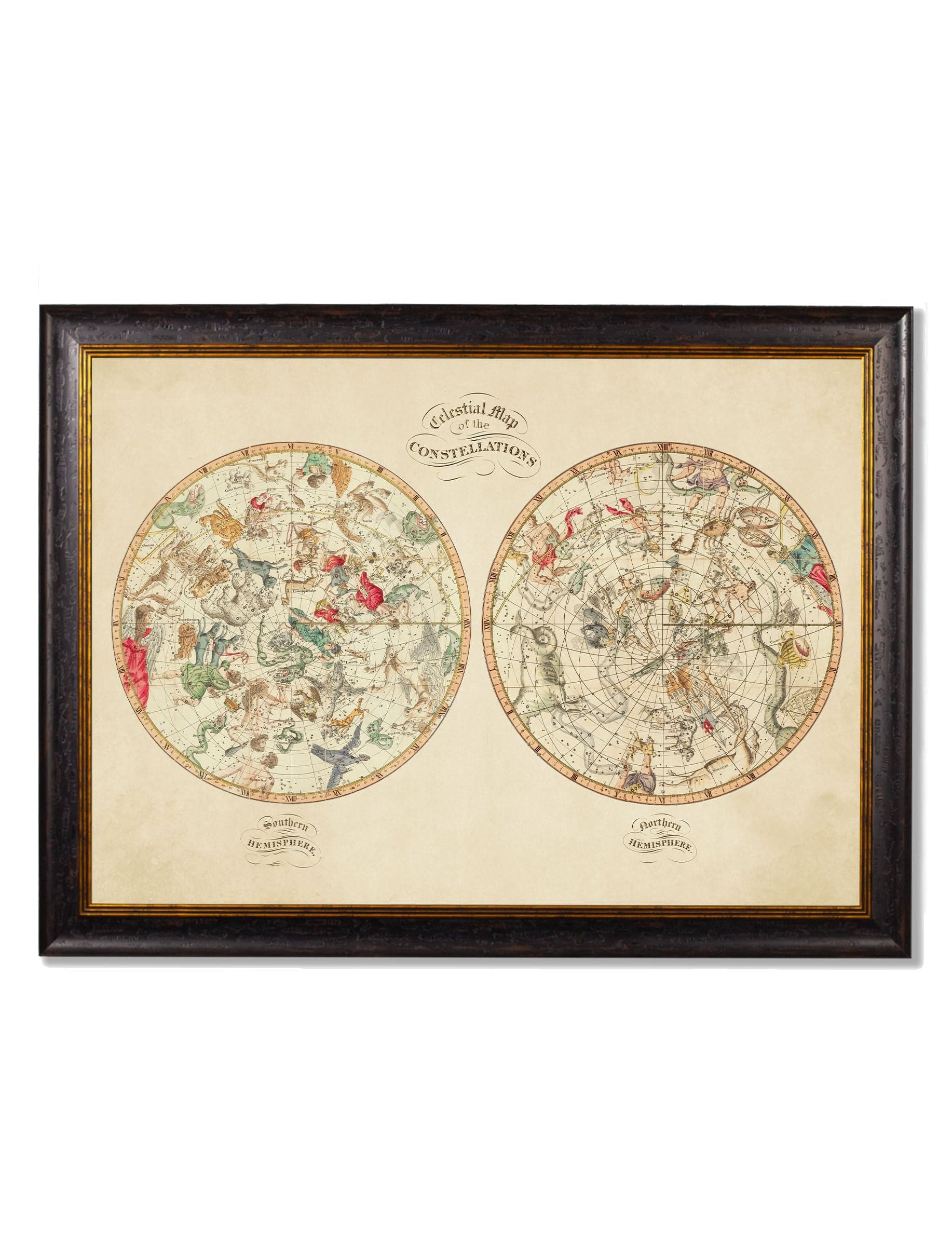 Order c.1820 Map of the Constellations with mount free UK delivery
