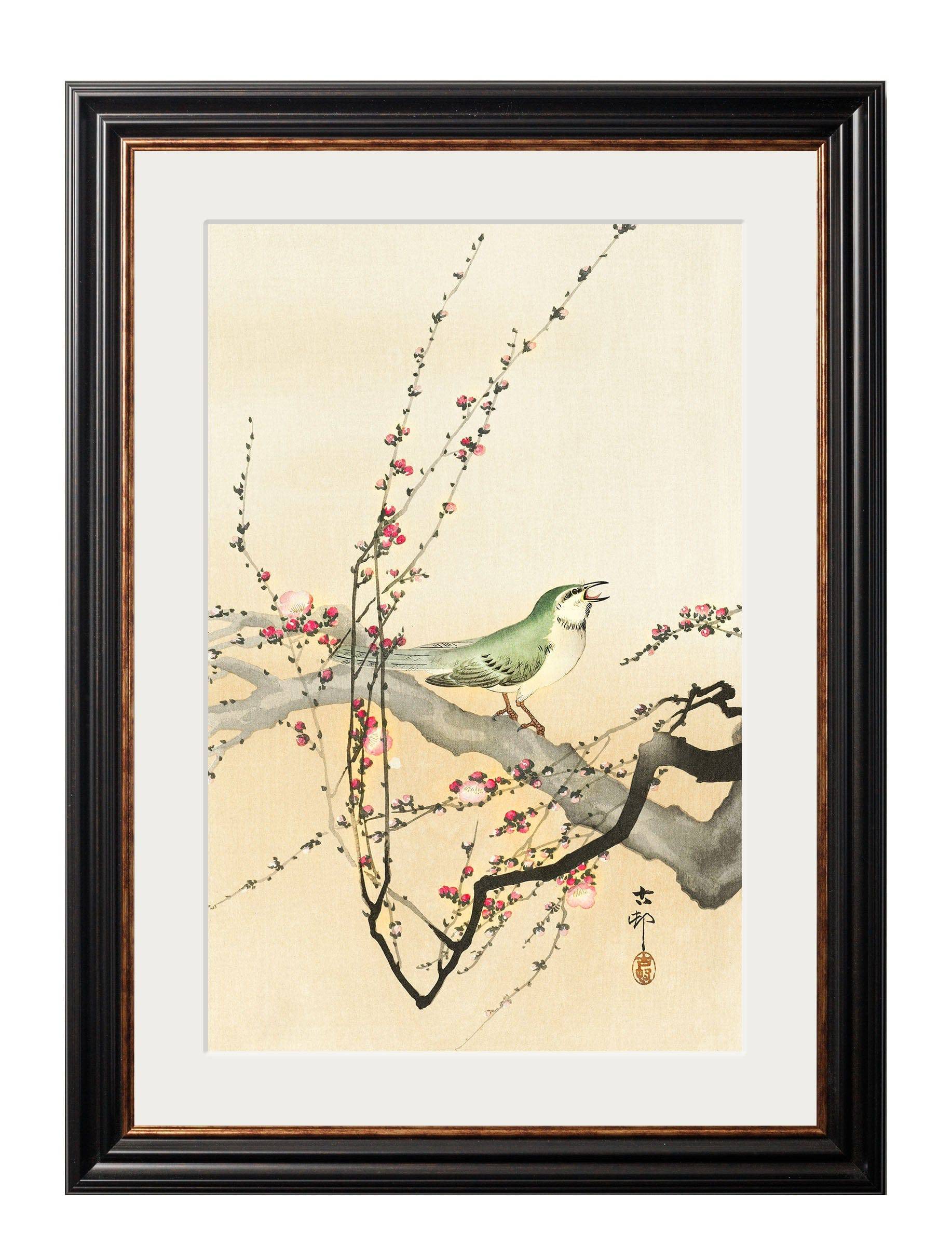Order c.1910 Garden Birds Ohara Koson framed print free delivery
