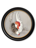 Order c.1910 Roosters Ohara Koson Round framed wall art online
