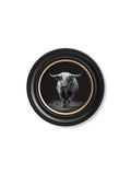 Order circular framed Highland cow photography free UK delivery