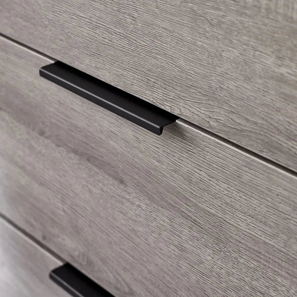 Order elegant wide charcoal grey oak clothing organizer drawers