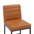 Order genuine leather bar light brown stool online UK