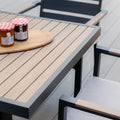 Order luxury aluminium outdoor dining furniture online
