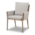 Order multi functional large square outdoor dining table with almond powder coat finish