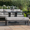 Order outdoor sofa set with height adjustable rising table