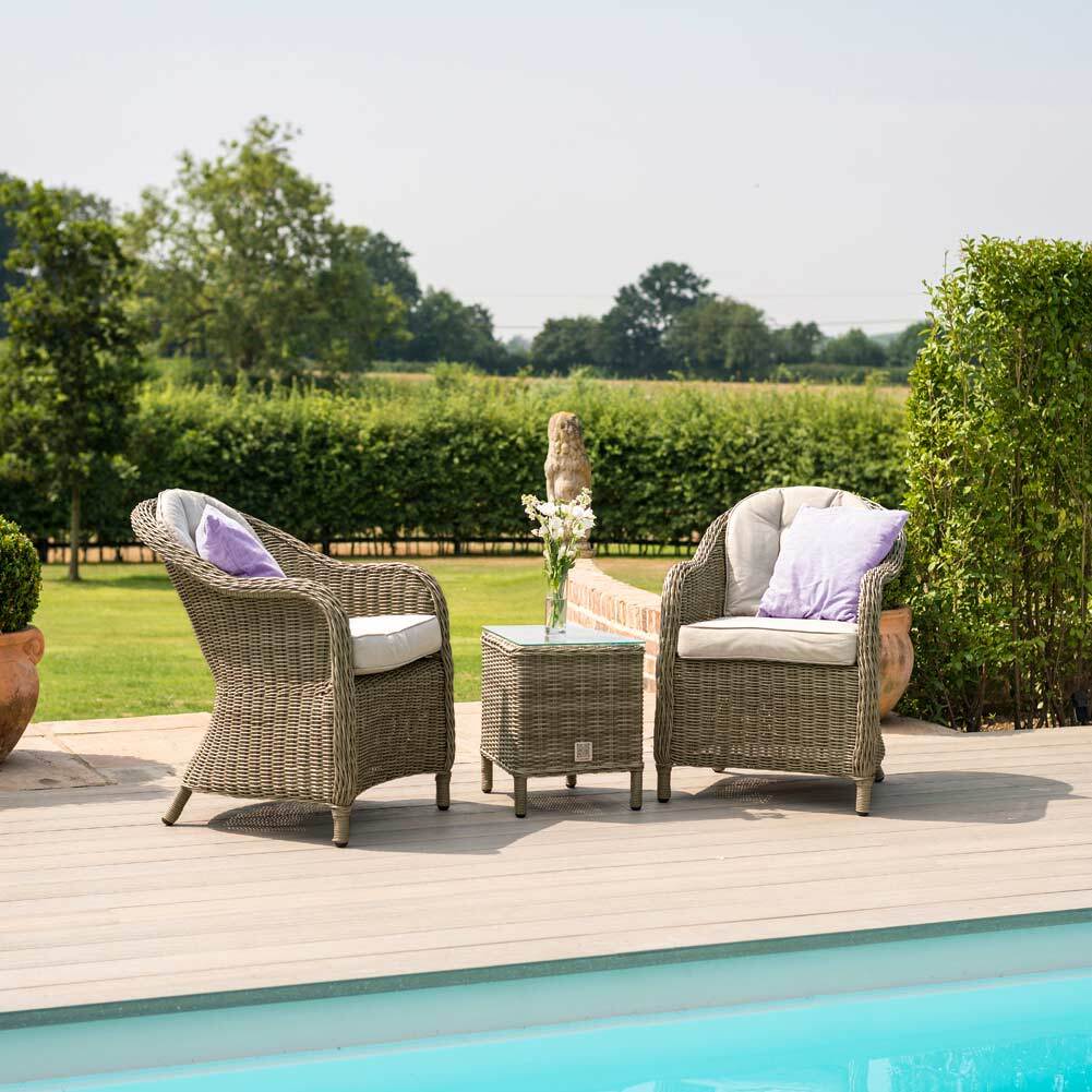 Order stylish three piece rattan bistro furniture today
