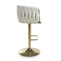 Order textured cream fabric bar stool online UK