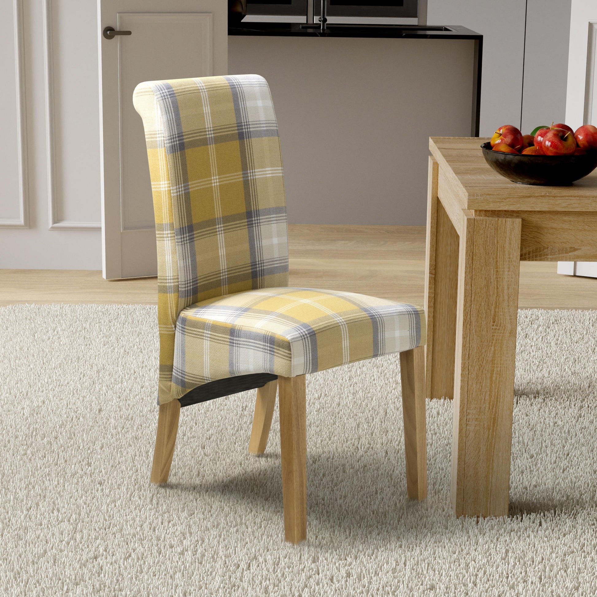 Order traditional dining chair with wooden legs