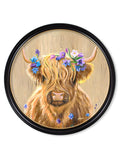 Order unique circular floral farm animal prints from Blythe Living