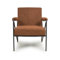 Oslo Speckled Burnt Orange Armchair 