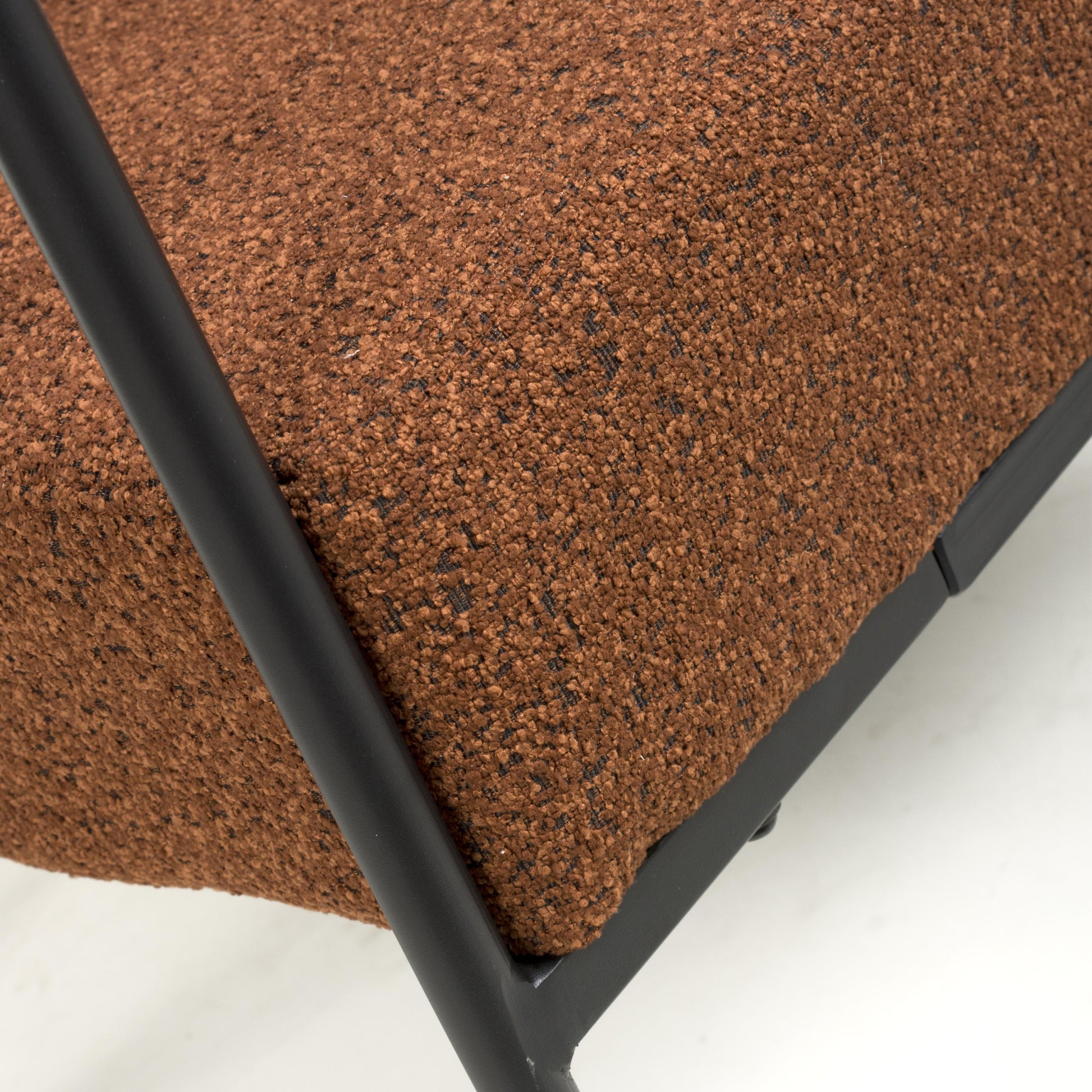 Oslo Speckled Burnt Orange Armchair Best Quality
