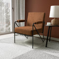 Oslo Speckled Burnt Orange Armchair On Discount