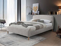 Otley Dove Grey Boucle Fabric Bed Frame