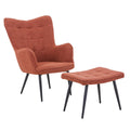 Paris Boucle Copper Armchair & Footstool Cheap