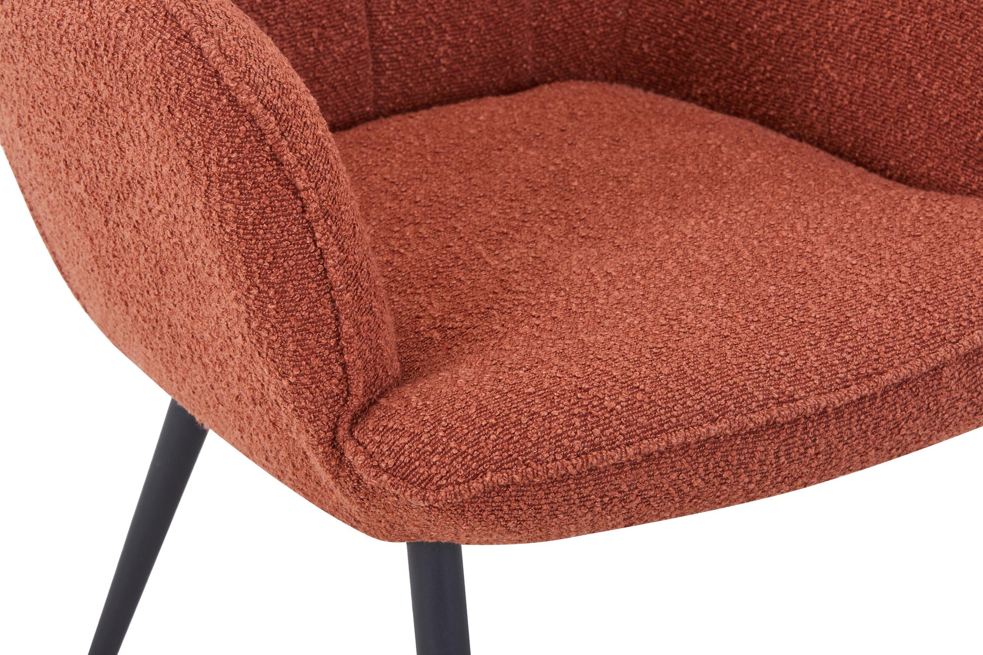 Paris Boucle Copper Armchair & Footstool Price