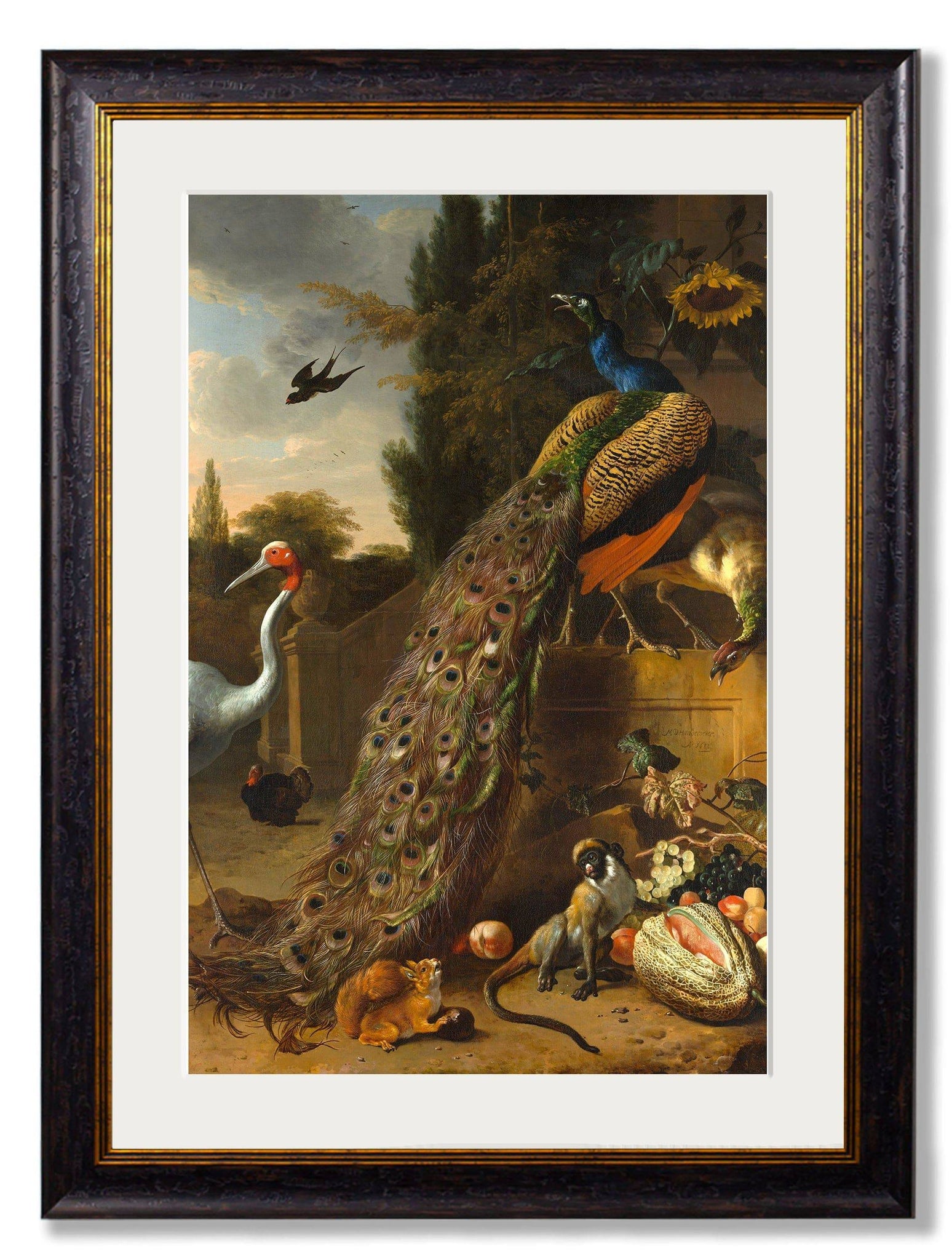 c.1683 Peacock Painting - Blythe Living