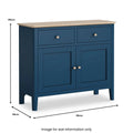 Marlow Navy Small Sideboard - Blythe Living