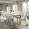 Salcombe Large Extending Dining Table - Stone Grey - Blythe Living