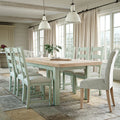 Salcombe Large Extending Dining Table - Sage - Blythe Living