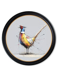 Plump Pheasant Cosy Sketch - Oxford Round Frame - Blythe Living