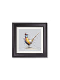 Plump Pheasant Cosy Sketch - Black Hurstwood Square Frame - Blythe Living