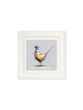 Plump Pheasant Cosy Sketch - Cream Hurstwood Square Frame - Blythe Living
