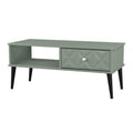 Pixel 1 Drawer Coffee Table Reed Green