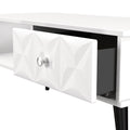Pixel 1 Drawer Coffee Table White Matt