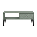 Pixel 1 Drawer Coffee Table in Reed Green