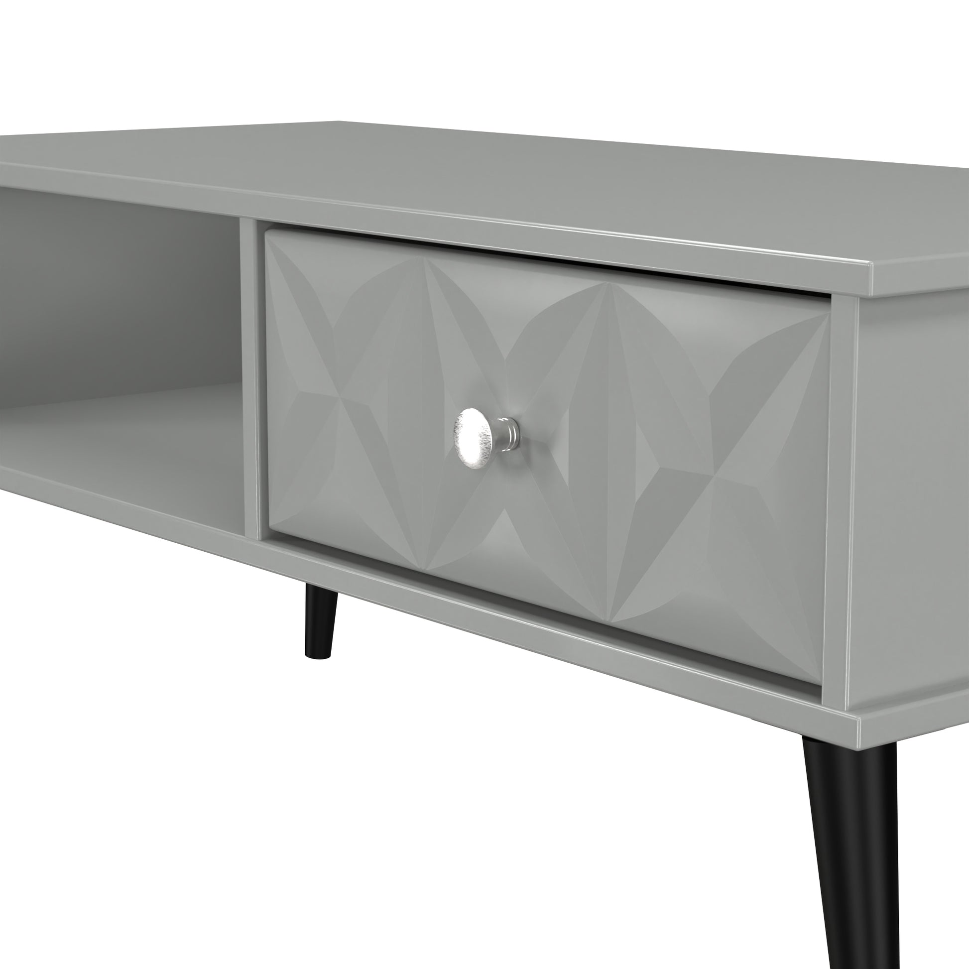 Pixel 1 Drawer Coffee Table in Shadow Matt for Sale