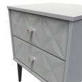 Pixel 2 Drawer Bedside Cabinet in Shadow Matt Colour