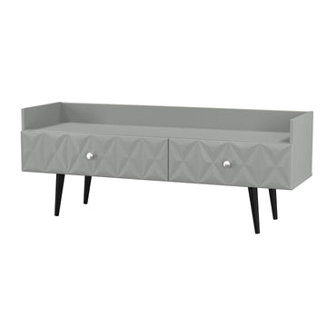Pixel 2 Drawer Coffee Table in Dusk Grey Colour