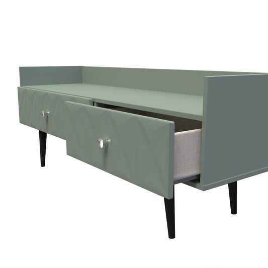 Pixel 2 Drawer Coffee Table in Reed Green Colour