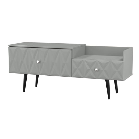 Pixel 2 Drawer TV Console Unit in Dusk Grey Colour
