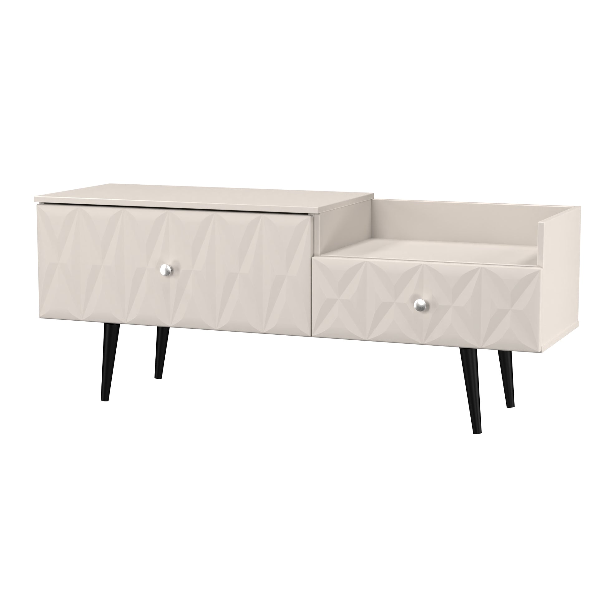 Pixel 2 Drawer TV Console Unit in Kashmir Matt Colour