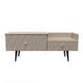 Pixel 2 Drawer TV Console Unit in Mushroom Matt Colour