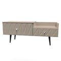 Pixel 2 Drawer TV Console Unit in Mushroom Matt Colour for Sale