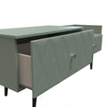 Pixel 2 Drawer TV Console Unit in Reed Green Colour for Sale