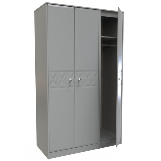 Pixel 3 Door Wardrobe in Shadow Matt 