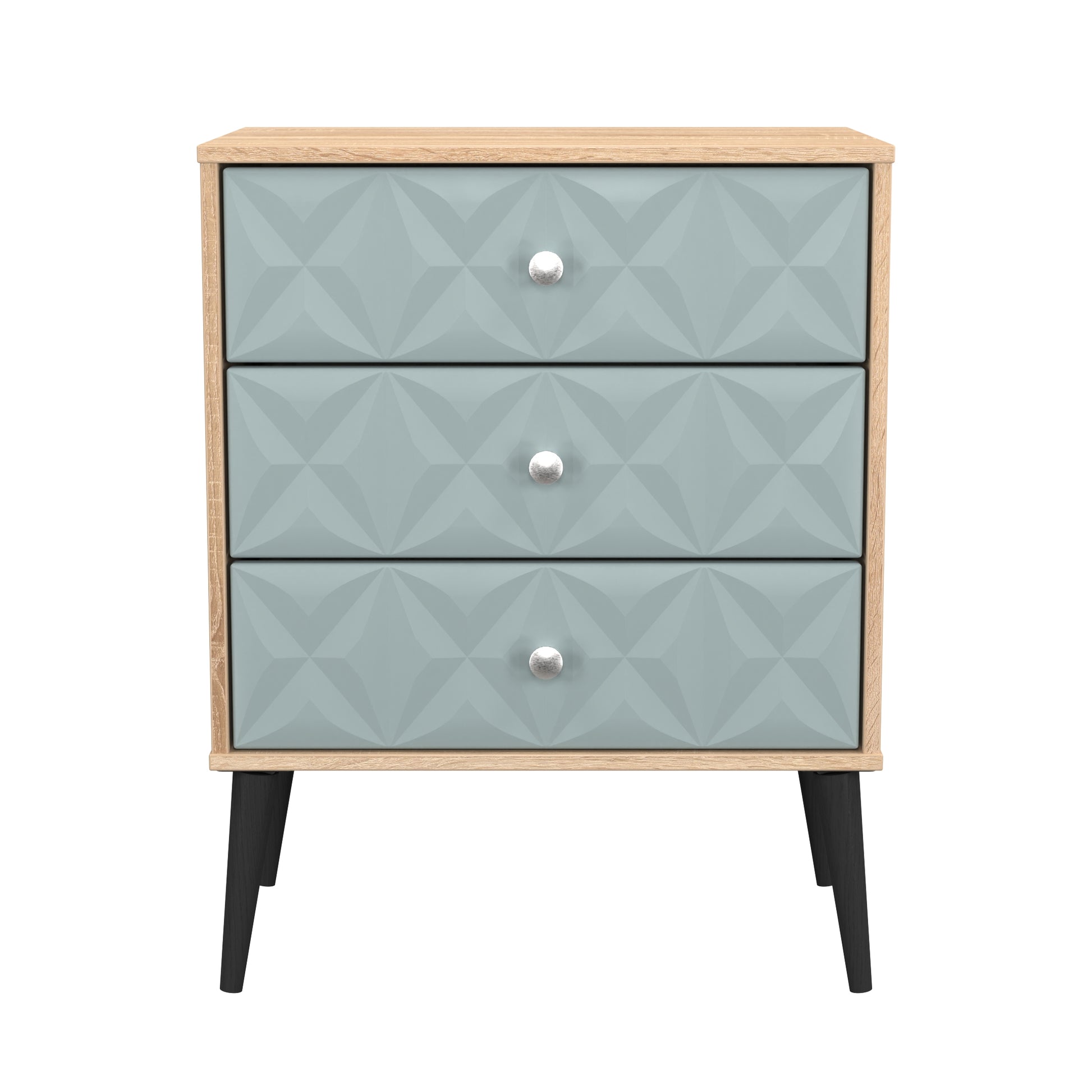 Pixel 3 Drawer Chest in Duck and Bardolino Oak Online