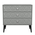 Pixel 3 Drawer Chest in Dusk Grey Colour