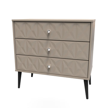 Pixel 3 Drawer Chest in Mushroom Matt 
