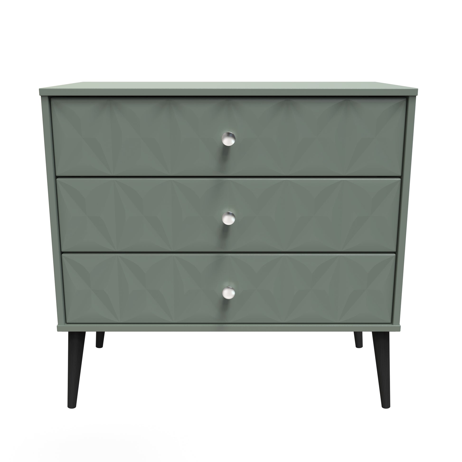 Pixel 3 Drawer Chest in Reed Green Colour