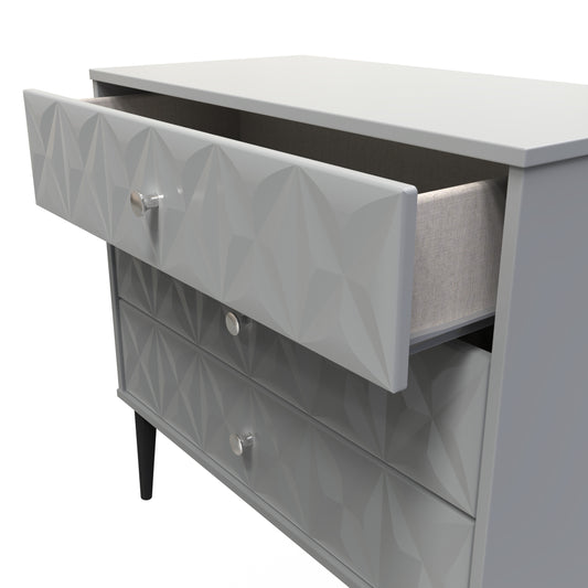 Pixel 3 Drawer Chest in Shadow Matt 